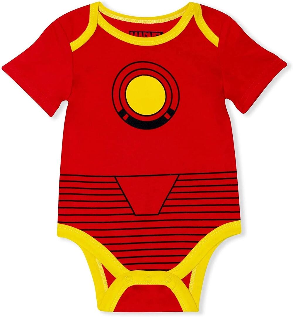 Iron Man Marvel Baby Romper Bodysuit One Piece Costume 3 months Red Tony Stark